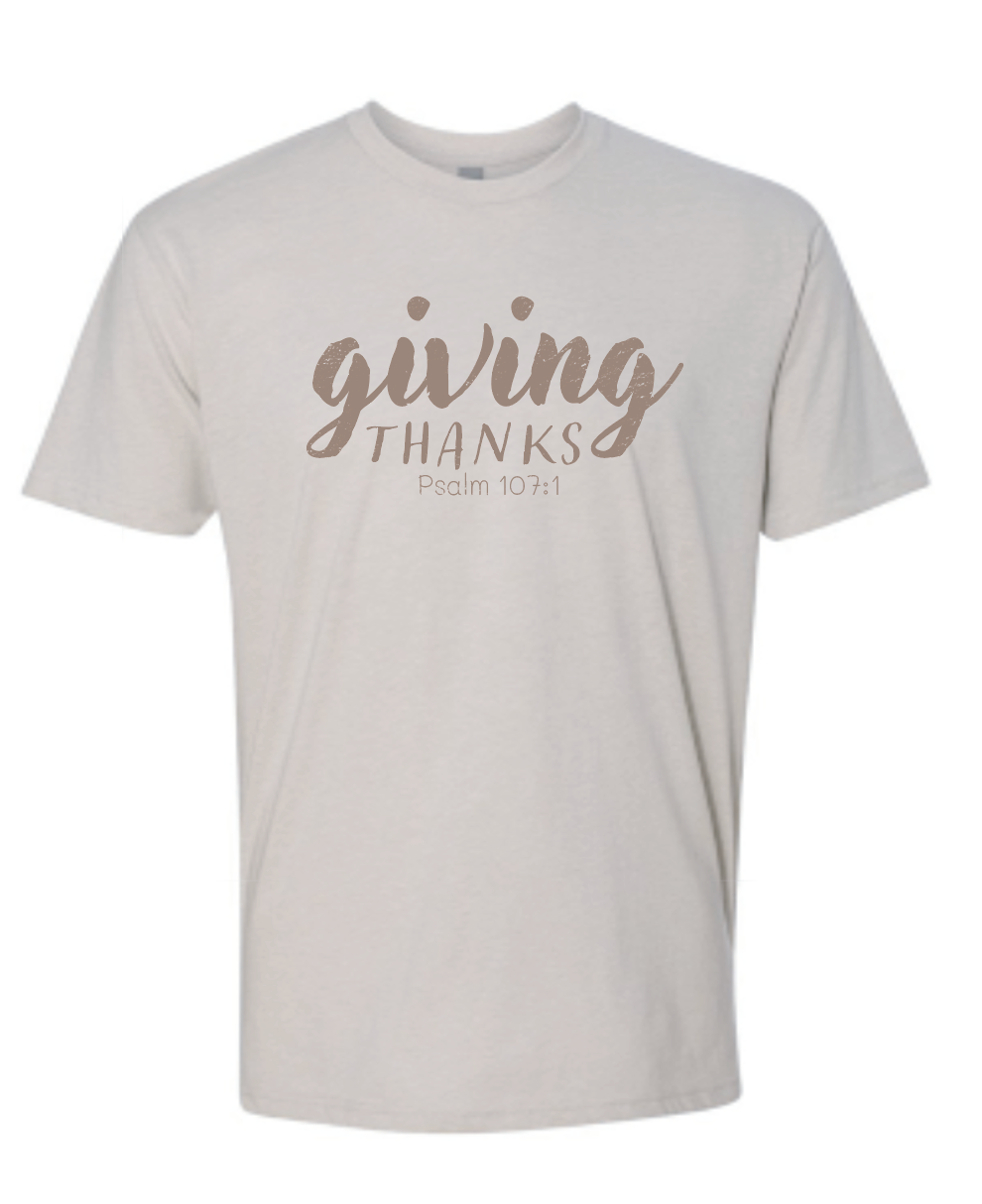 Giving Thanks — Psalm 107:1